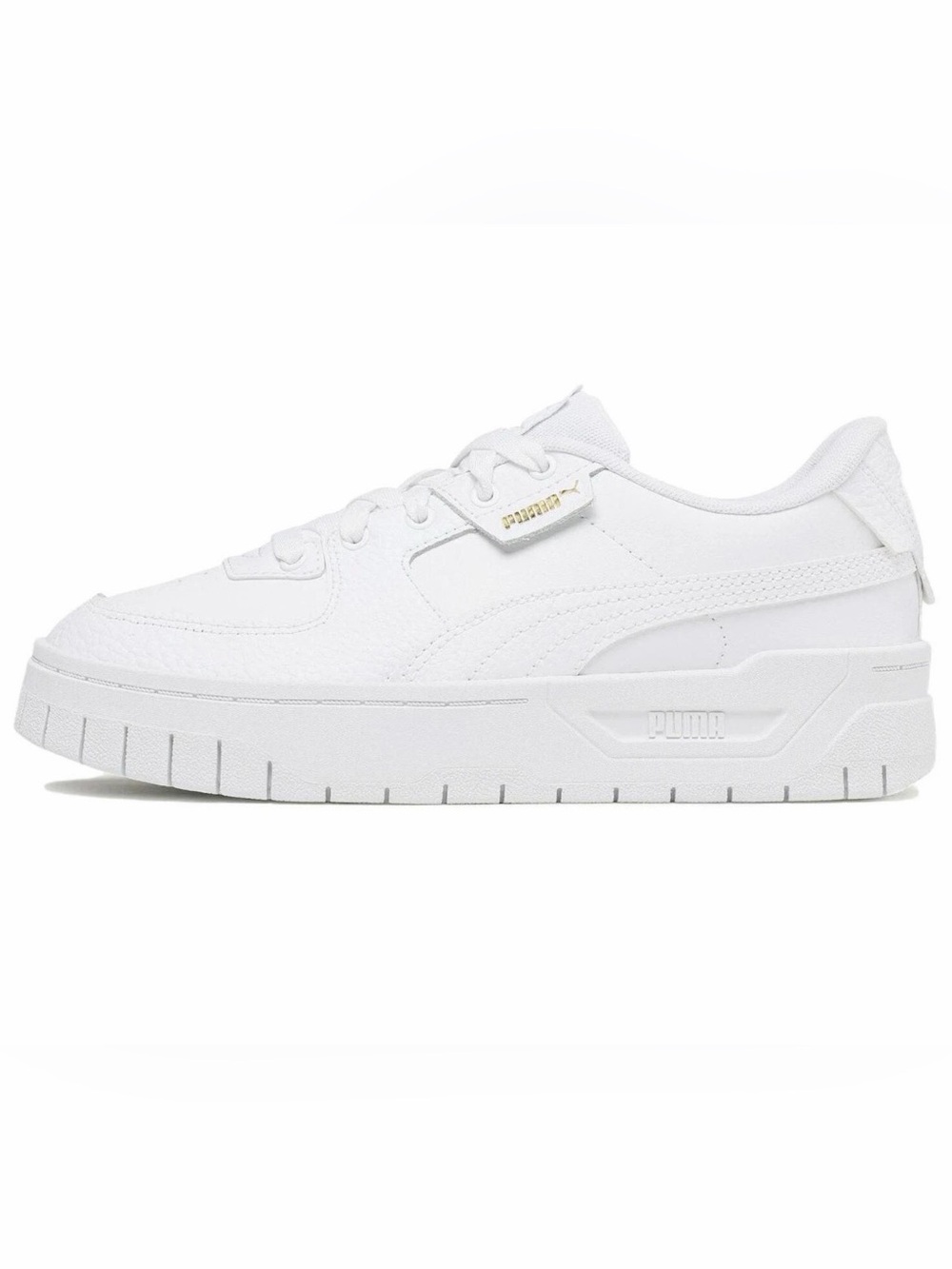 PUMA Women’s Cali Dream White Athletic Shoes Gold Detail Size 7 M US
